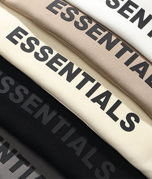 FEAR OF GOD Essentials 3D Silicon Applique Hoodies