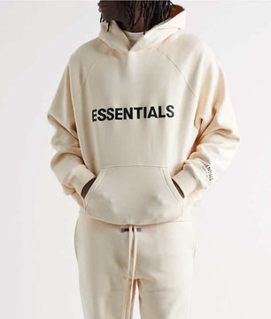 FEAR OF GOD Essentials 3D Silicon Applique Hoodies